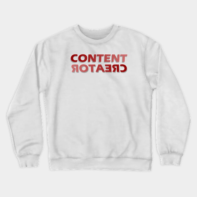 Content Creator - 12 Crewneck Sweatshirt by SanTees